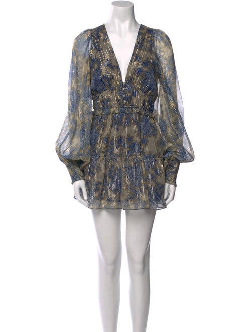 Hemanta & Nandita Printed Mini Dress