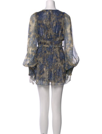 Hemanta & Nandita Printed Mini Dress