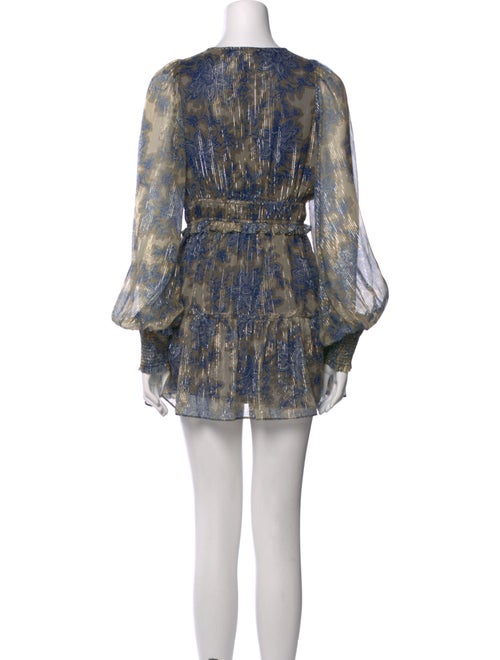 Hemanta & Nandita Printed Mini Dress