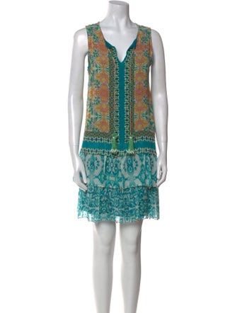 Hemanta & Nandita Silk Mini Dress
