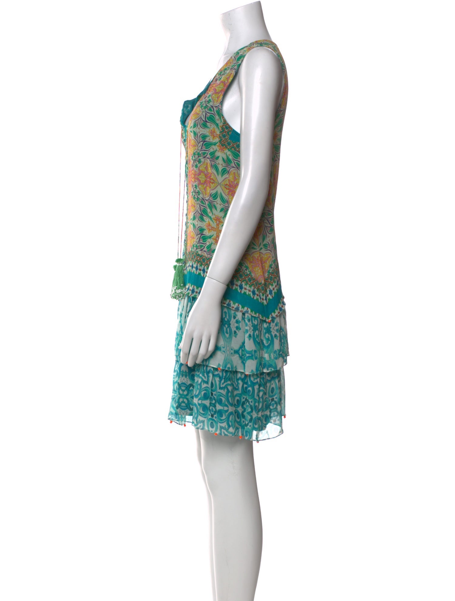 Hemanta & Nandita Silk Mini Dress