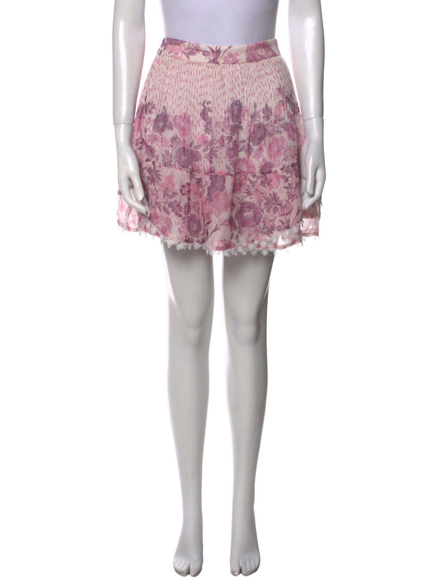 Hemanta & Nandita Floral Print Mini Skirt w/ Tags
