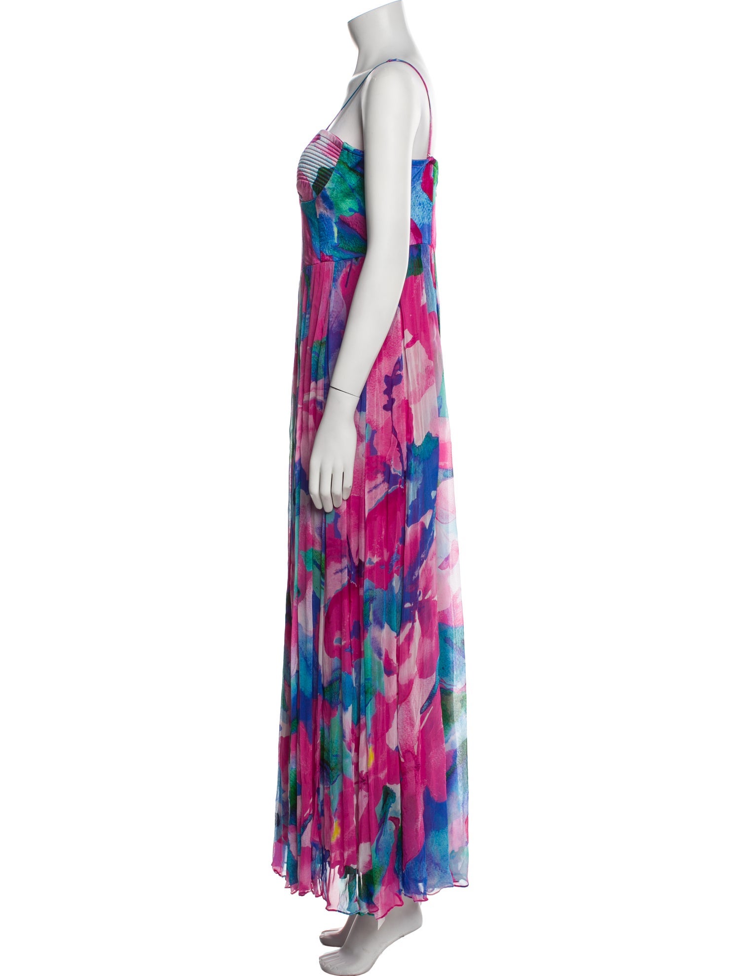 Hemanta & Nandita Floral Print Long Dress