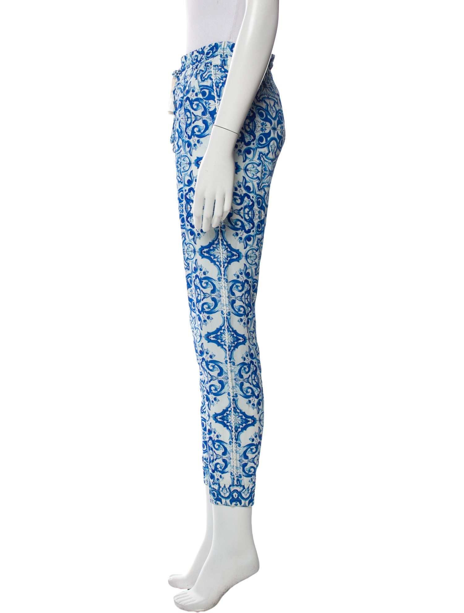 Hemanta & Nandita Printed Skinny Leg Pants