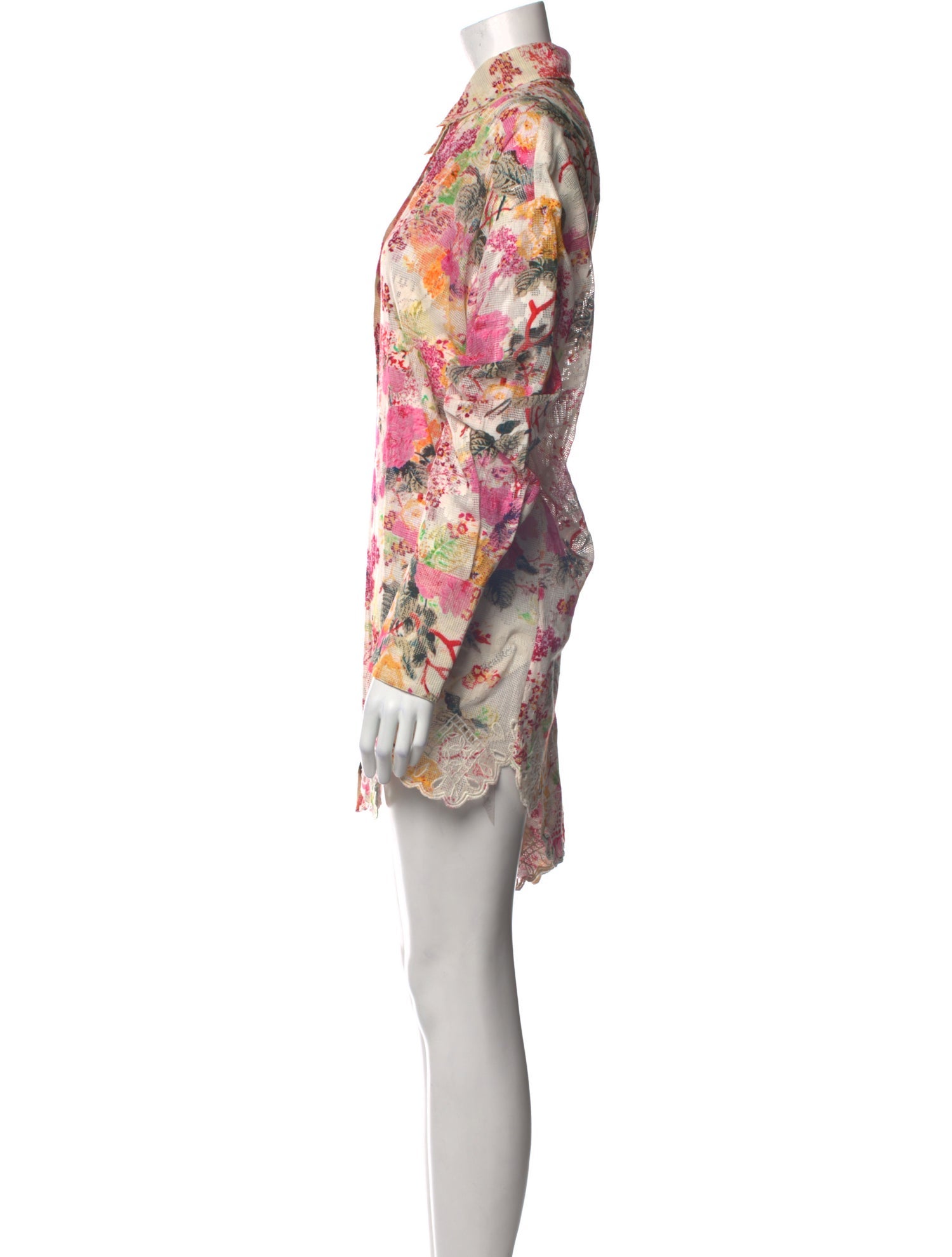 Hemanta & Nandita Floral Print Mini Dress w/ Tags