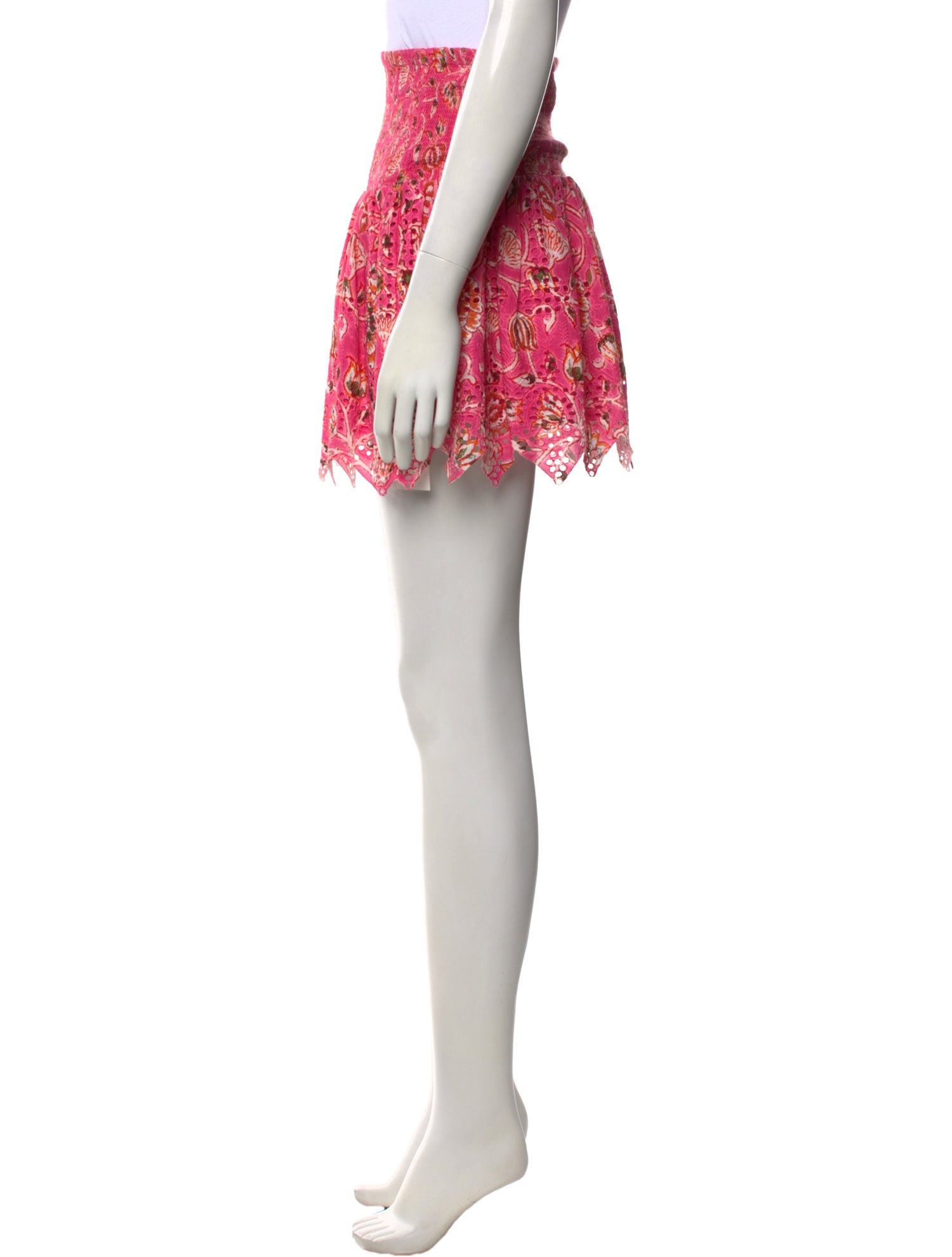 Hemanta & Nandita Floral Print Mini Skirt w/ Tags