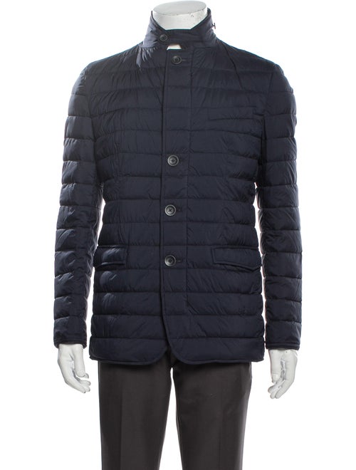 Herno Lightweight Zip-Up Jacket navy