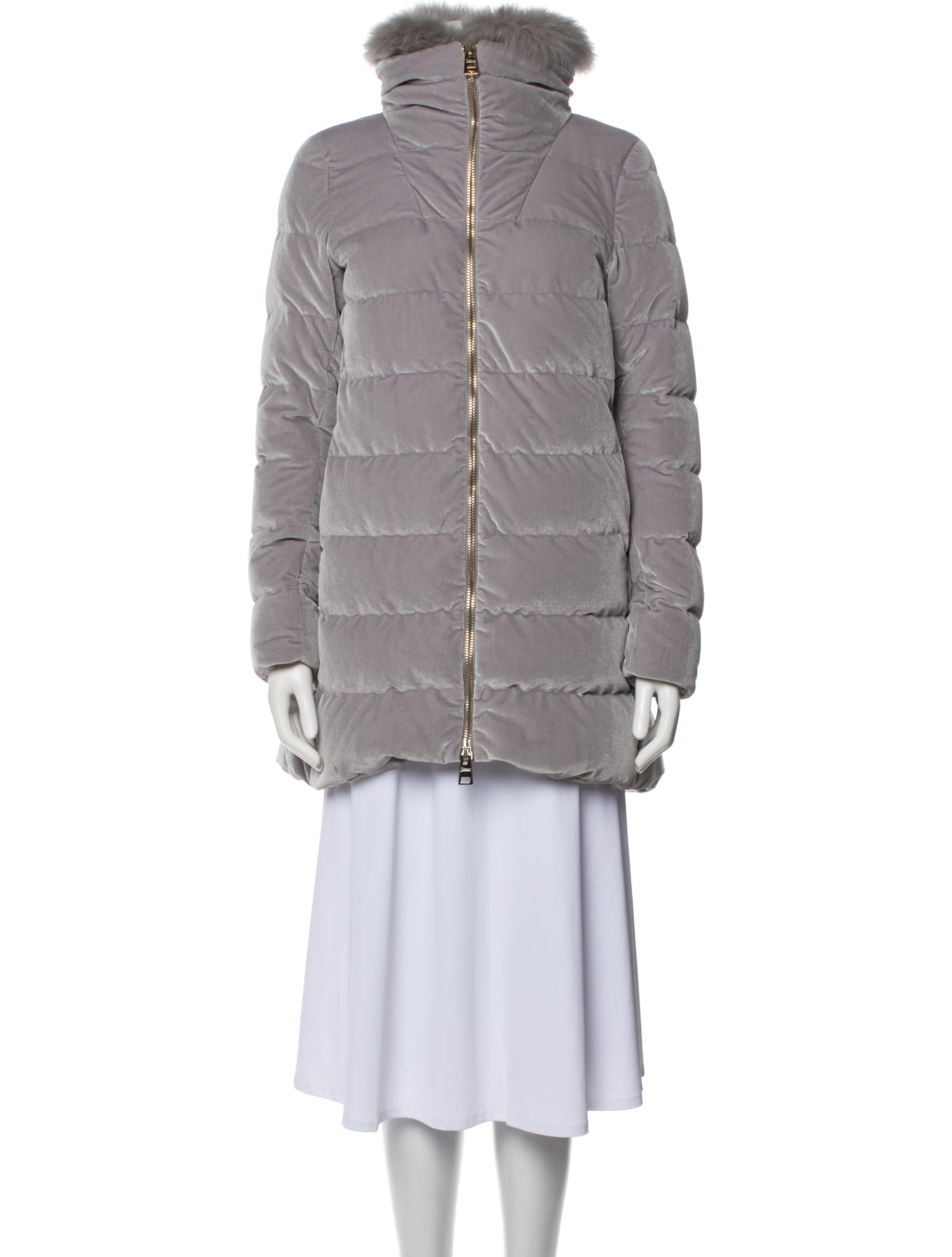 Herno Down Coat Grey Coats, Clothing WHRNO27433 The RealReal