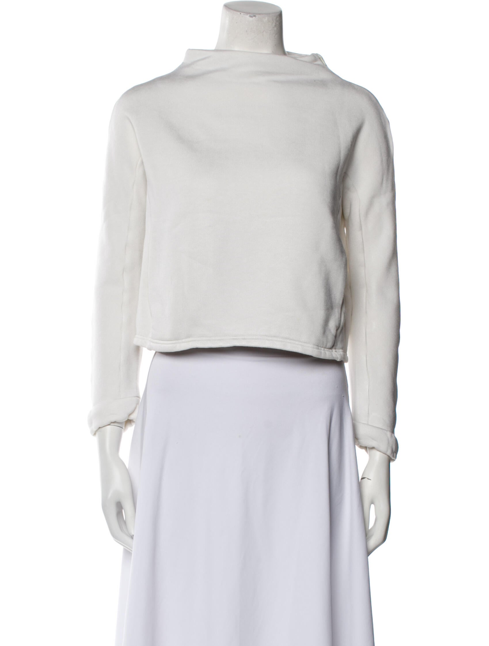 Herno Mock Neck Long Sleeve Top