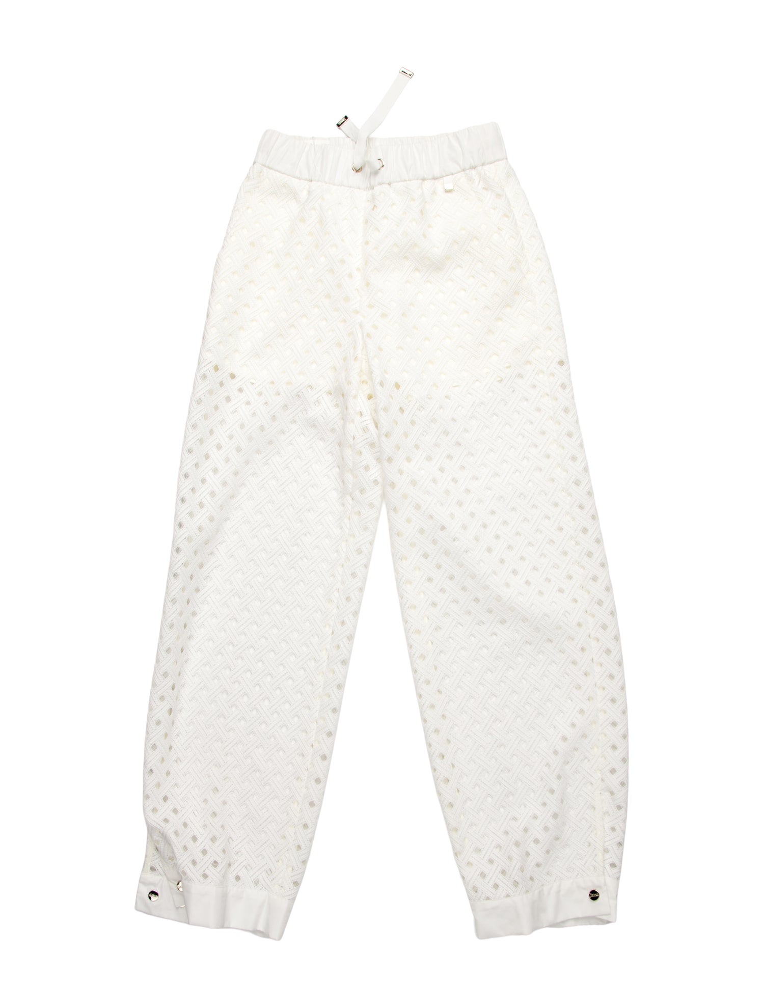 Herno Lace Pattern Straight Leg Pants