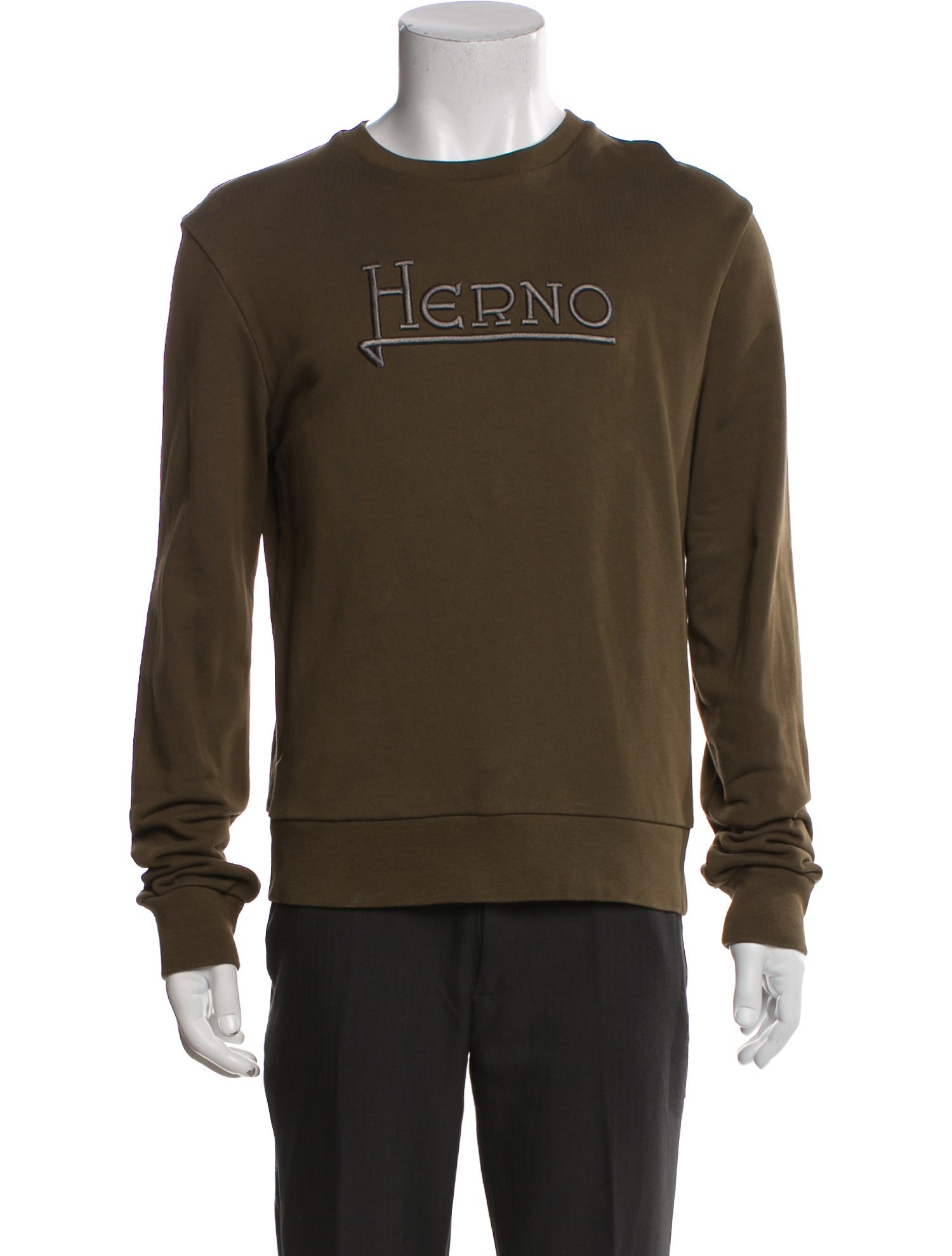 Herno Graphic Print Crew Neck Sweatshirt