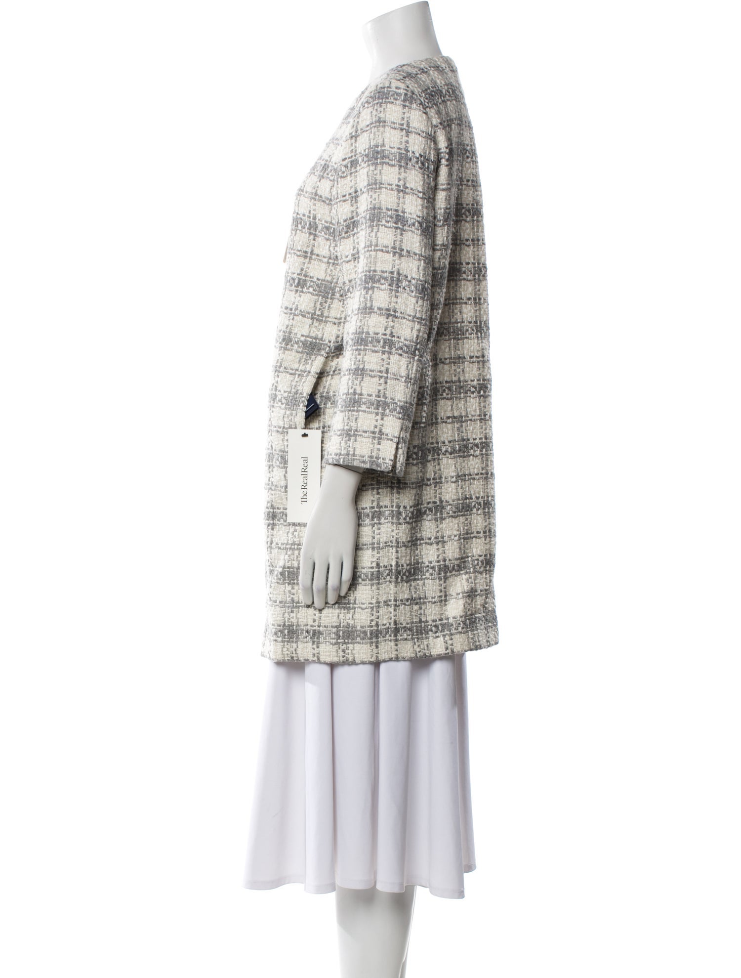 Herno Tweed Tweed Pattern Coat