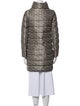 Herno Houndstooth Print Down Coat