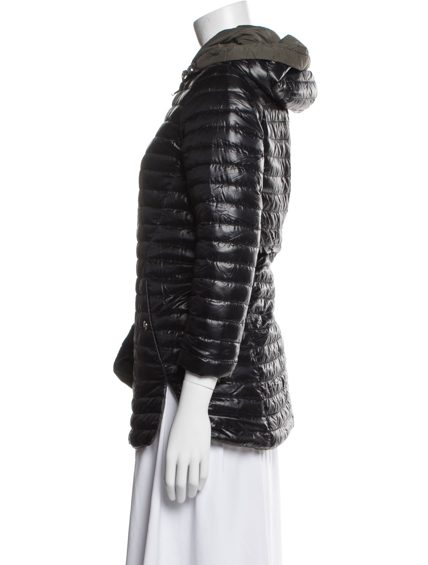 Herno Nylon Faux Fur Jacket