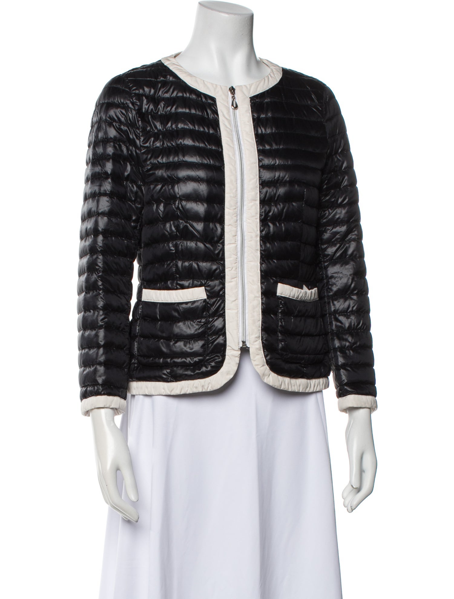 Herno Down Colorblock Pattern Down Jacket