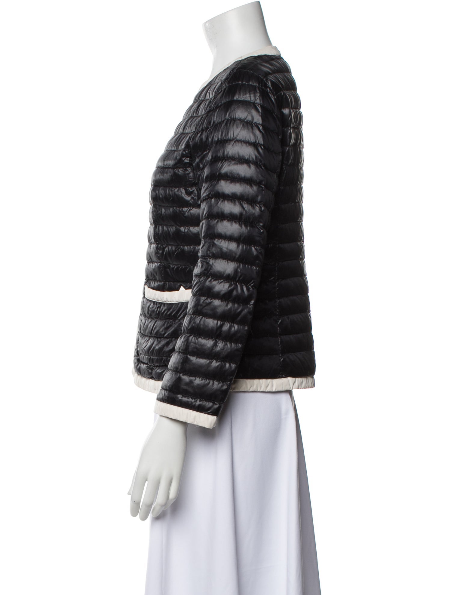 Herno Down Colorblock Pattern Down Jacket