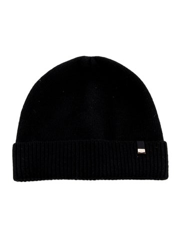 Herno Winter Accessories Womens' Black Beanie Hat