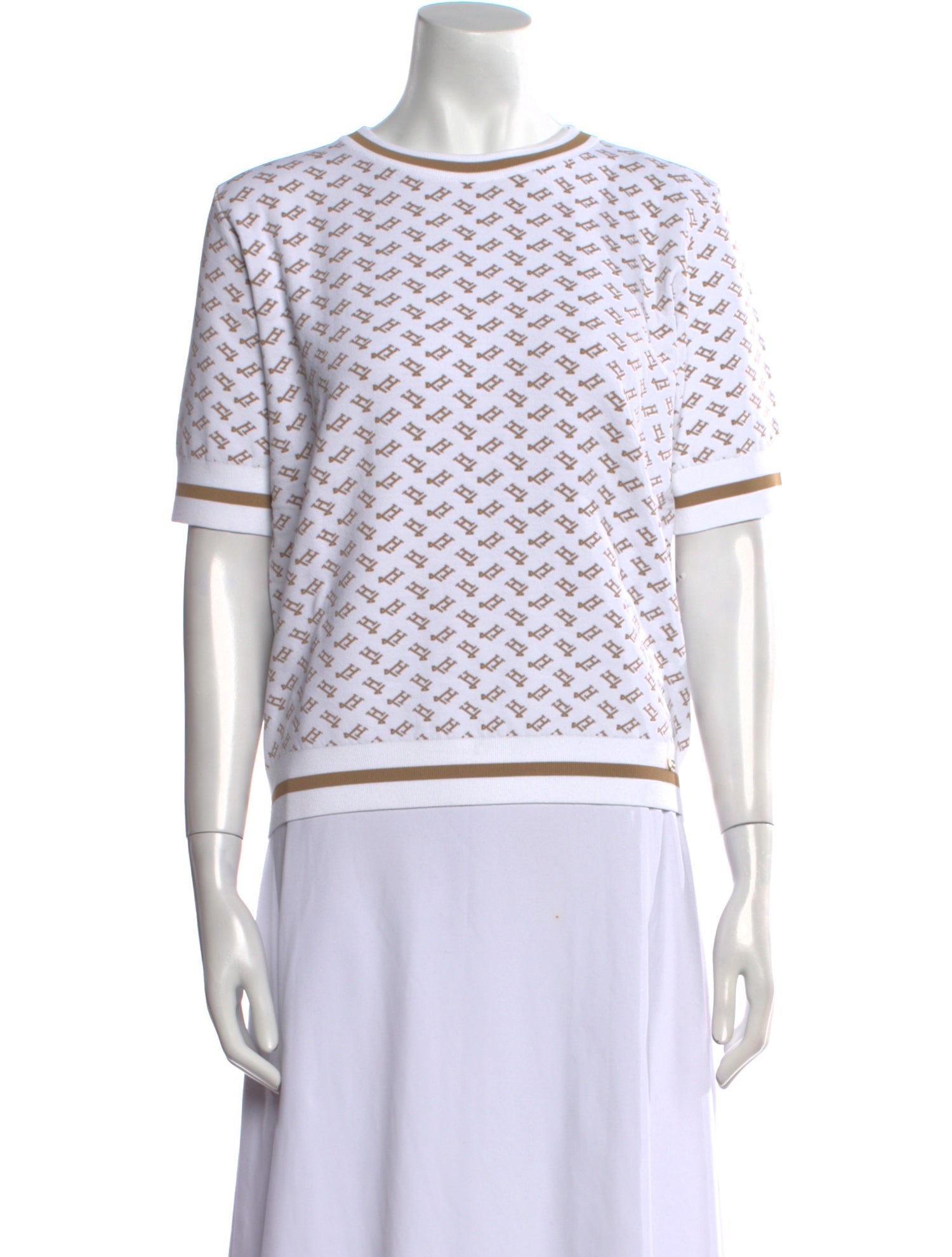 Herno Printed Crew Neck Sweater