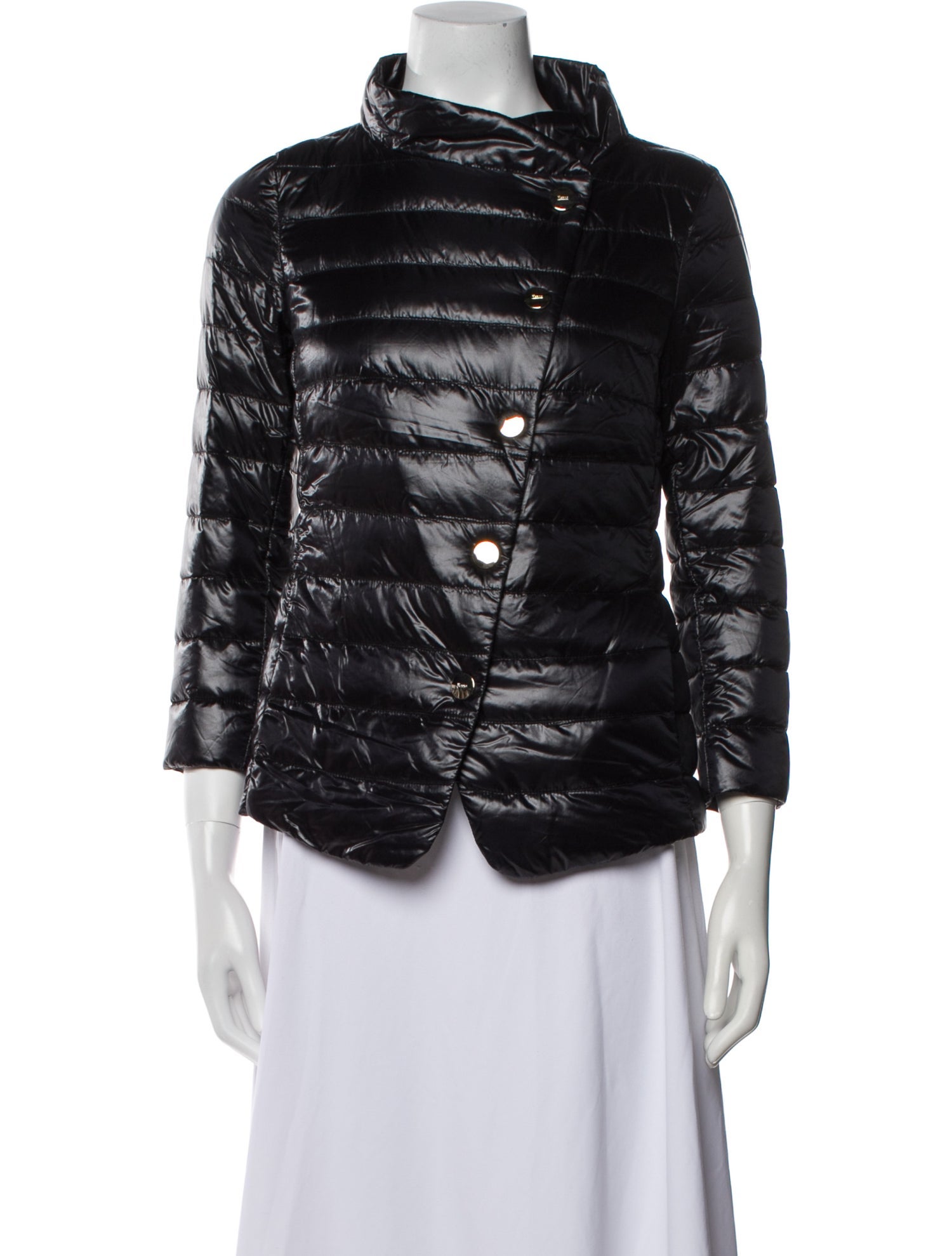 Herno Nylon Striped Down Jacket