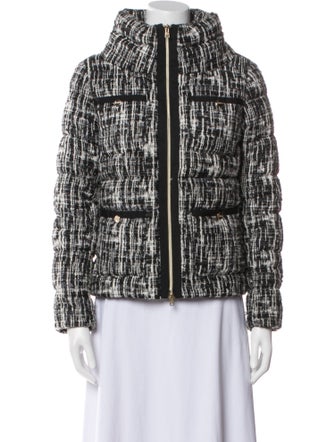 Herno Tweed Pattern Down Jacket