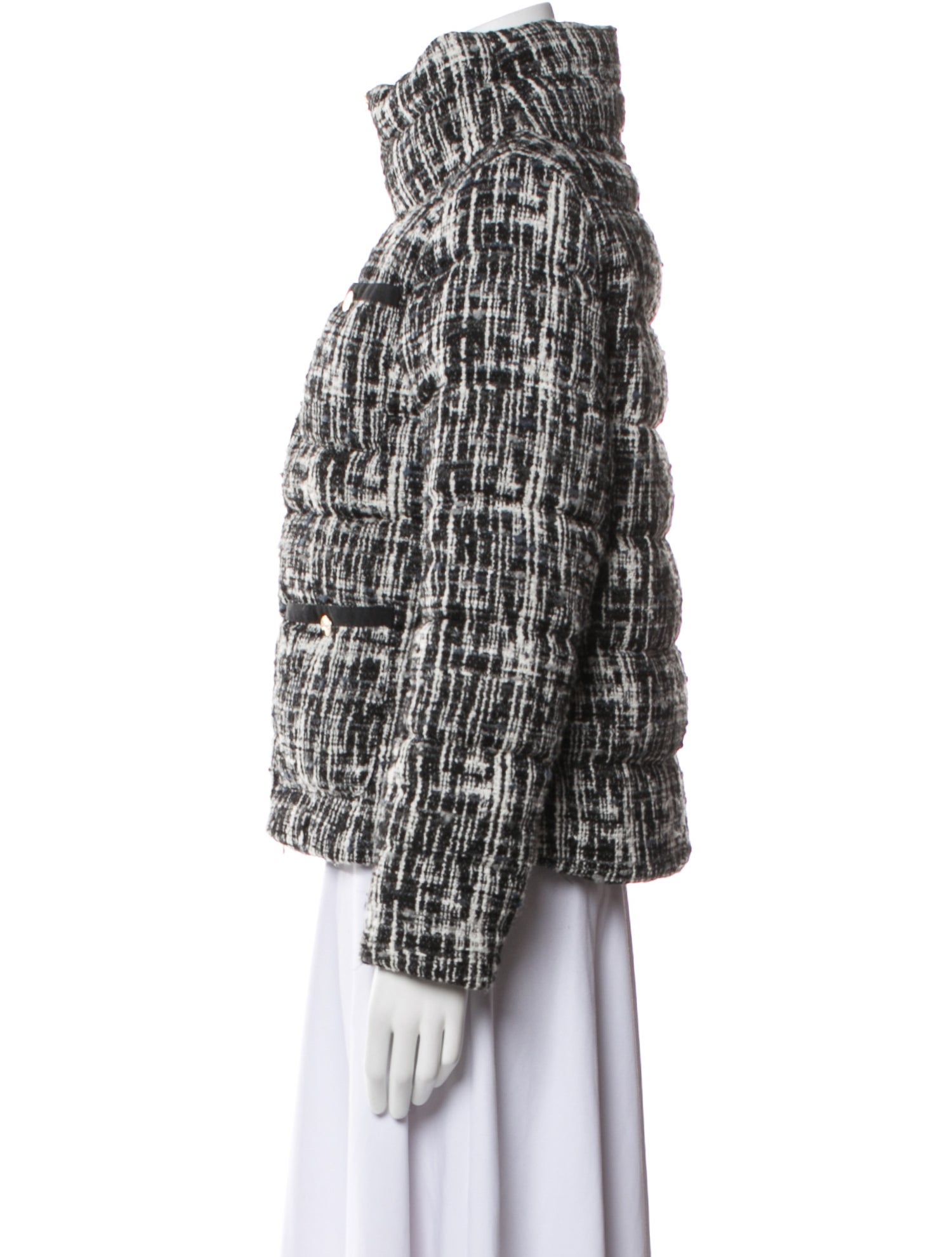 Herno Tweed Pattern Down Jacket