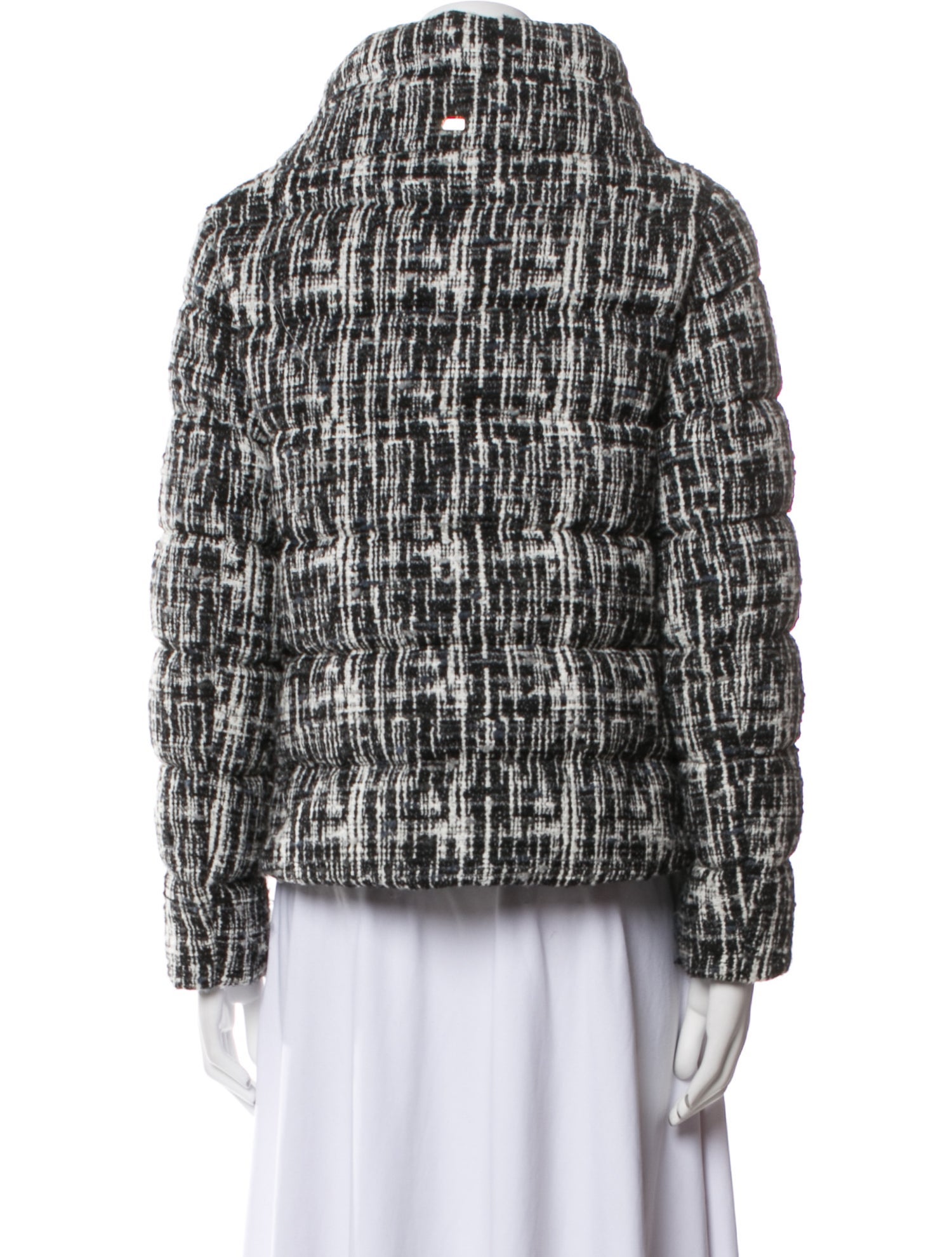 Herno Tweed Pattern Down Jacket