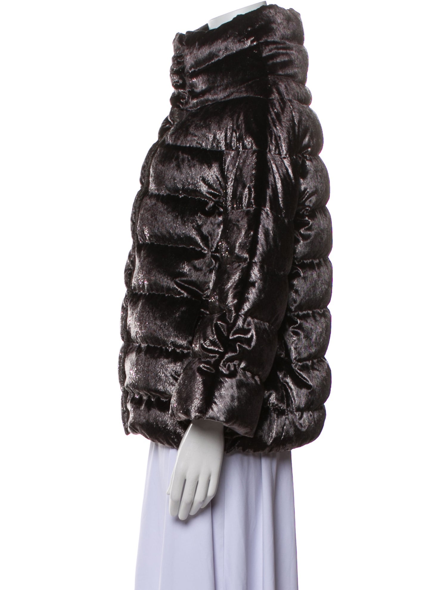 Herno Printed Faux Fur Jacket