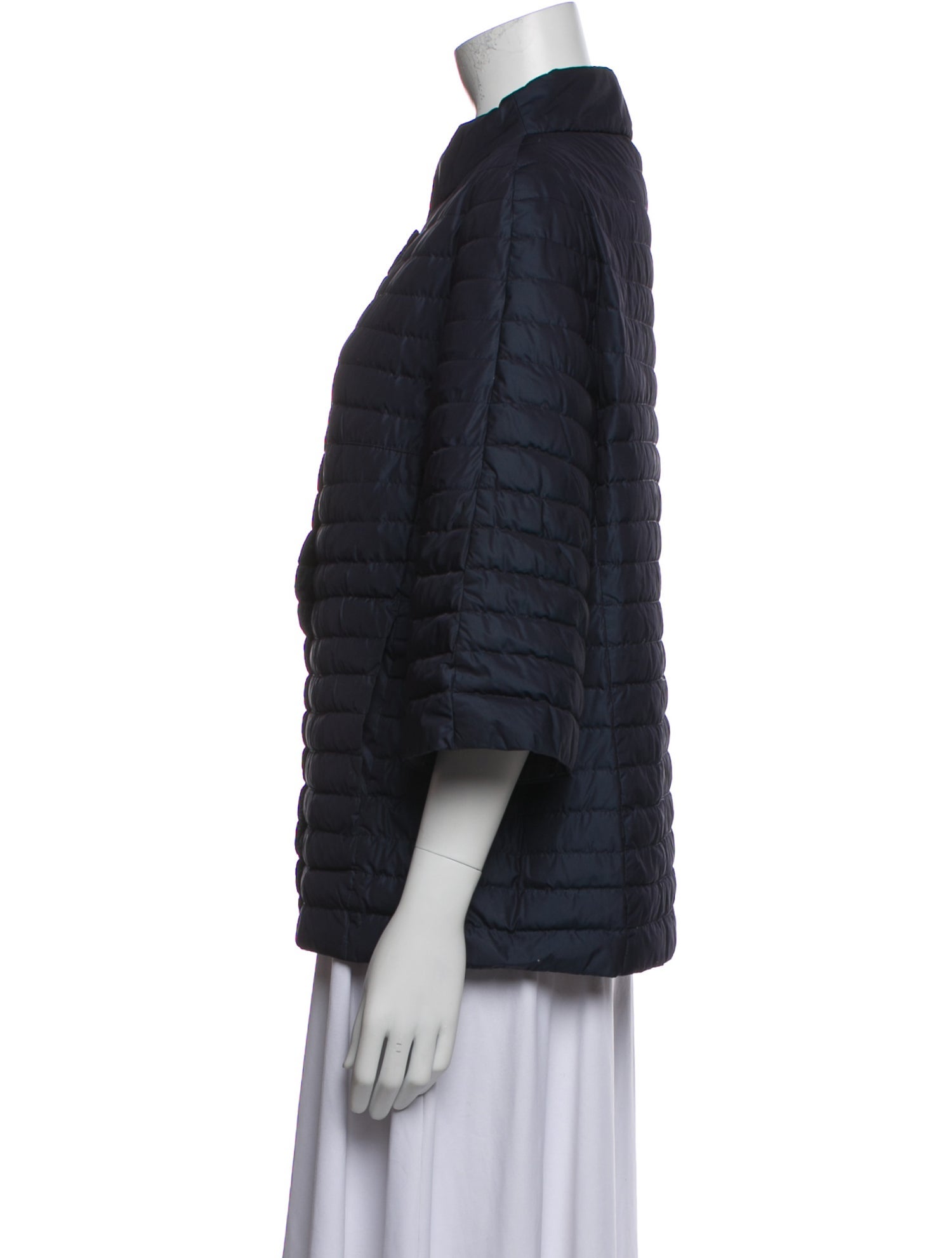 Herno Plaid Print Down Jacket