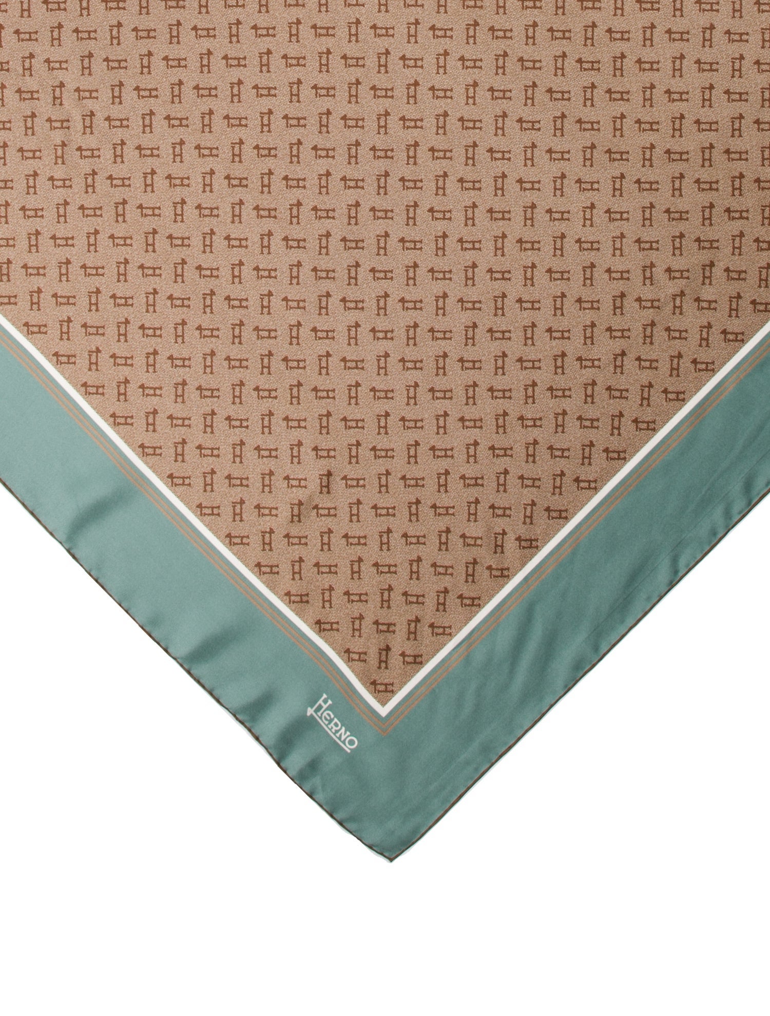 Herno Silk Printed Scarf