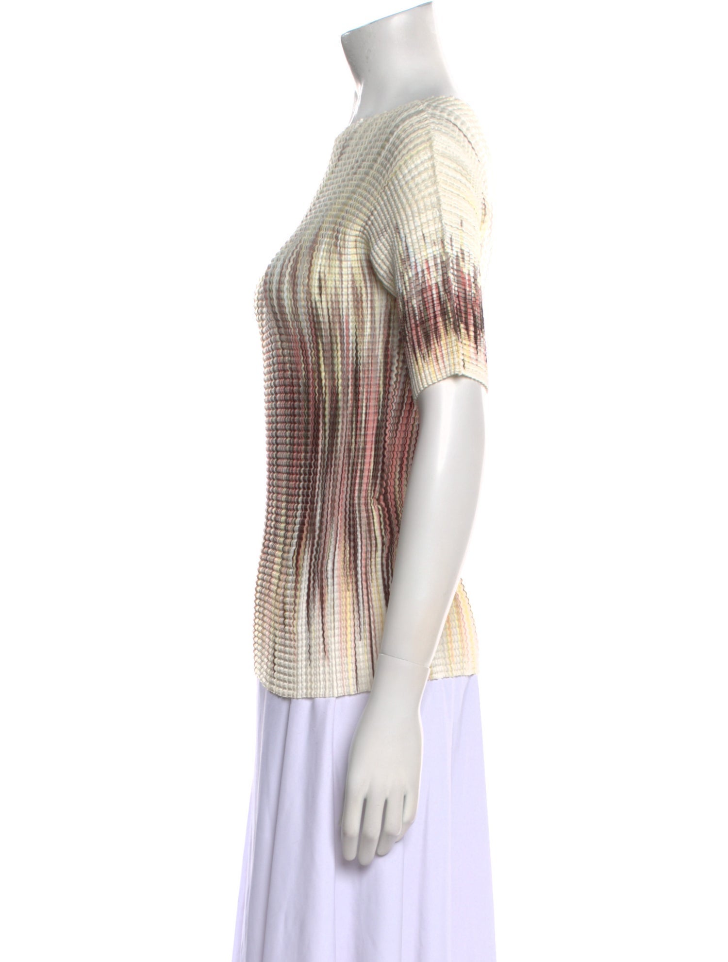 Herno Striped Bateau Neckline Top