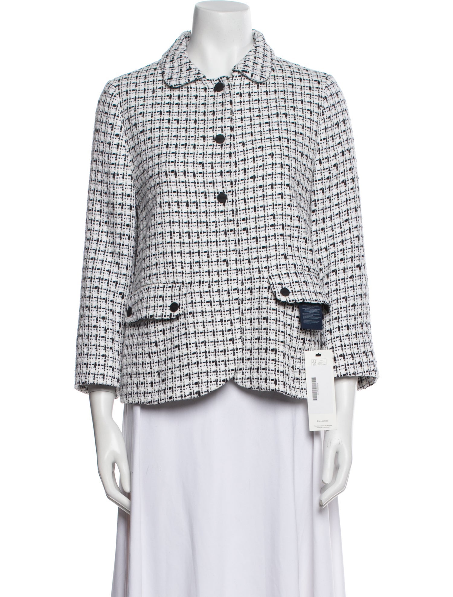 Herno Tweed Pattern Jacket w/ Tags