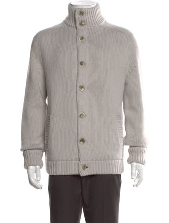 Herno Wool Turtleneck Cardigan
