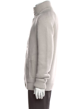 Herno Wool Turtleneck Cardigan