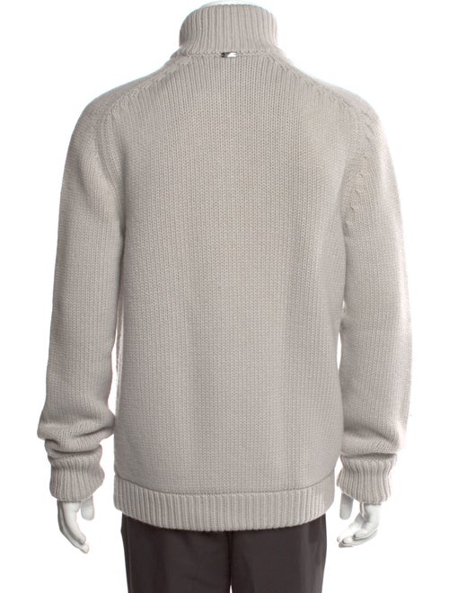 Herno Wool Turtleneck Cardigan