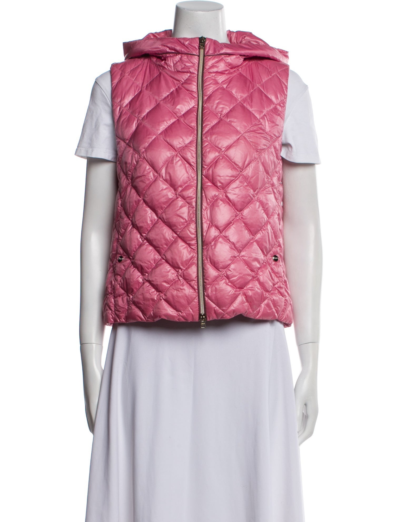 Herno Plaid Print Vest