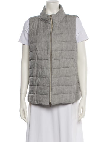 Pre-owned Herno Vest In Gray