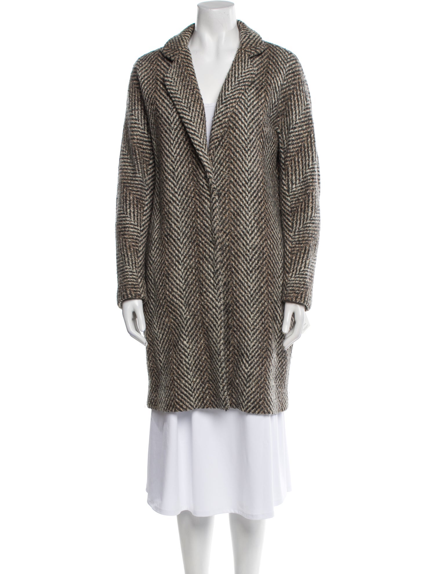 Herno Virgin Wool Printed Coat