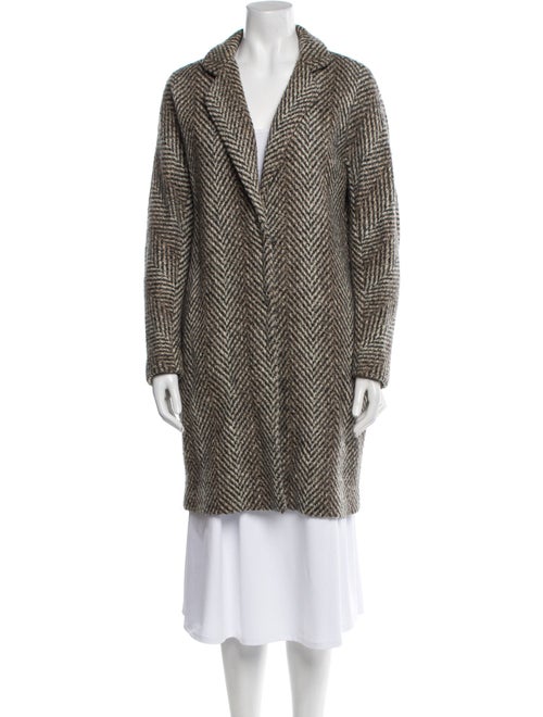 Herno Virgin Wool Printed Coat