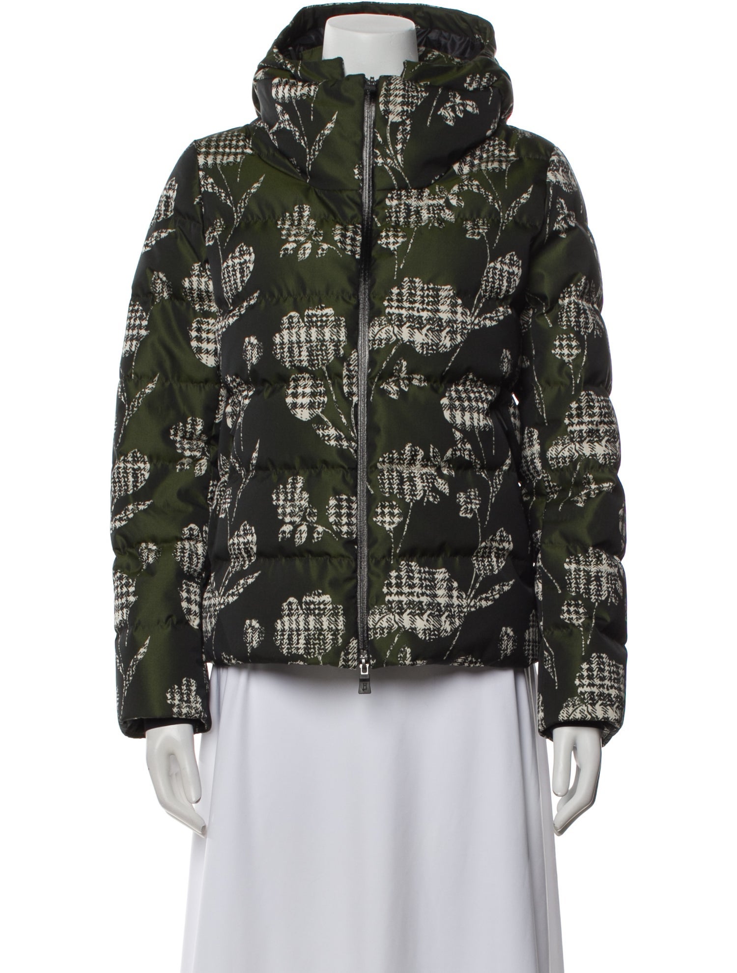 Herno Printed Faux Fur Coat