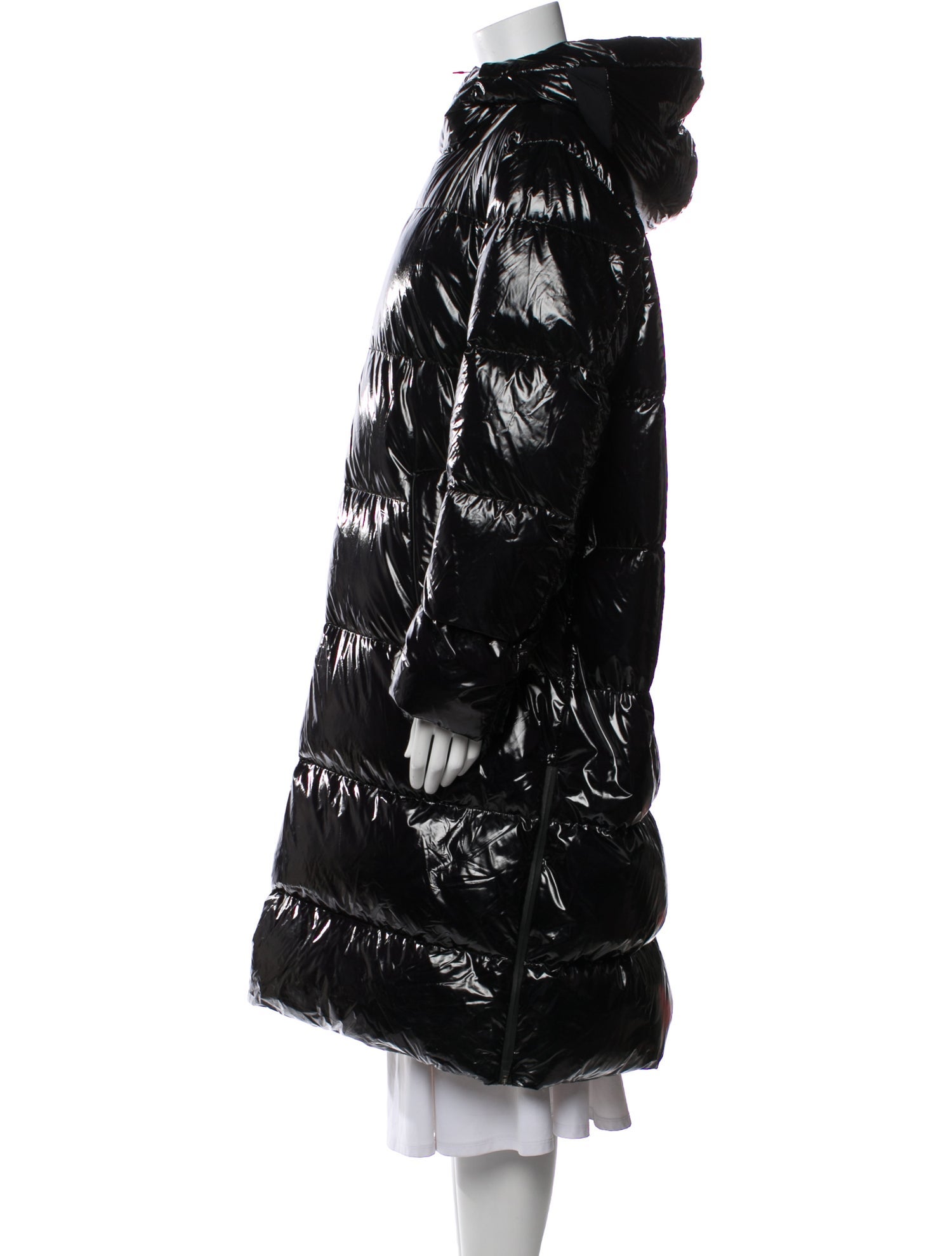 Herno Nylon Faux Fur Coat