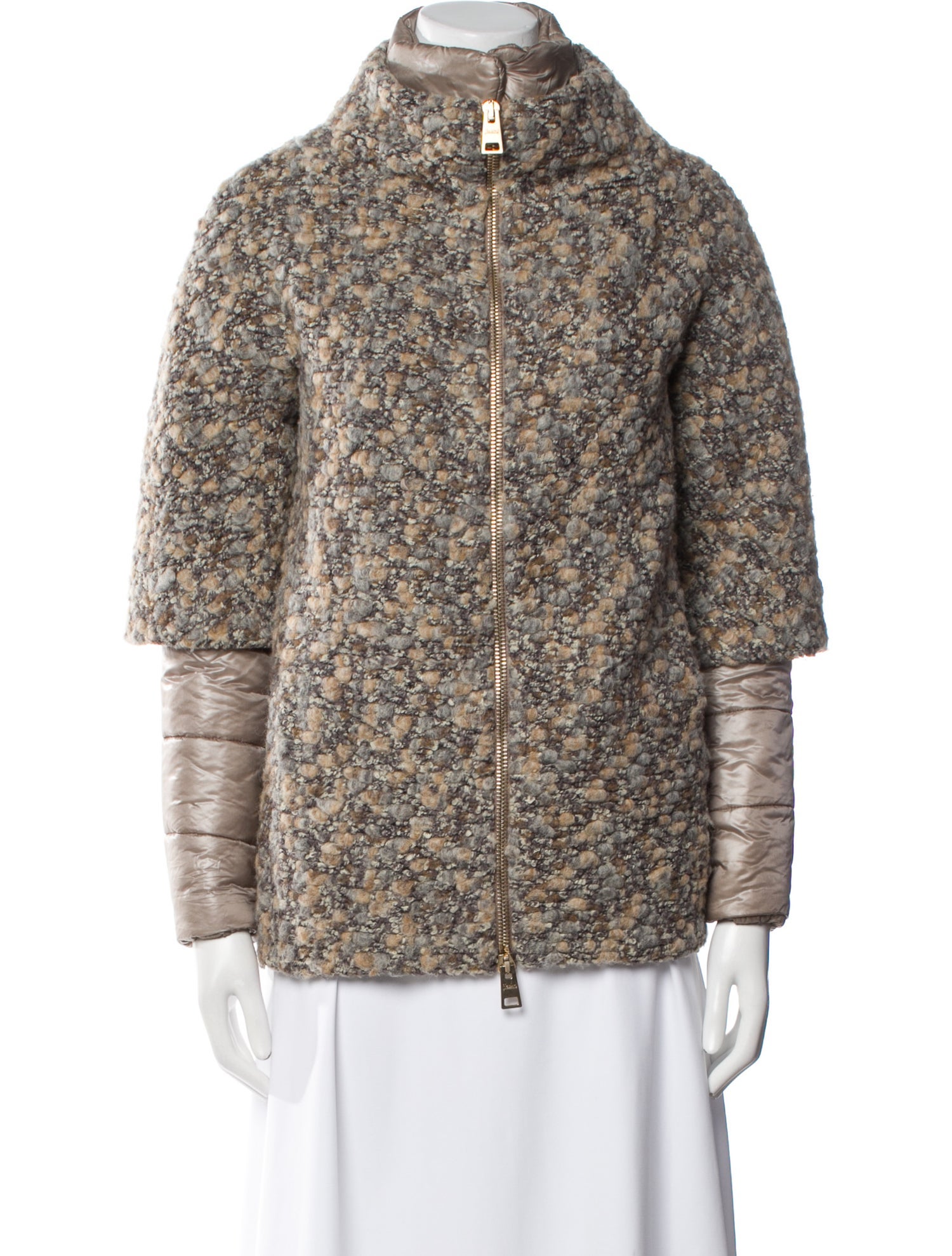 Herno Printed Faux Fur Jacket