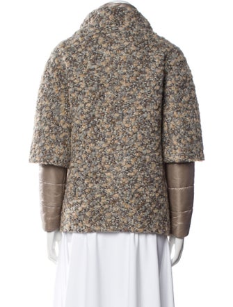 Herno Printed Faux Fur Jacket