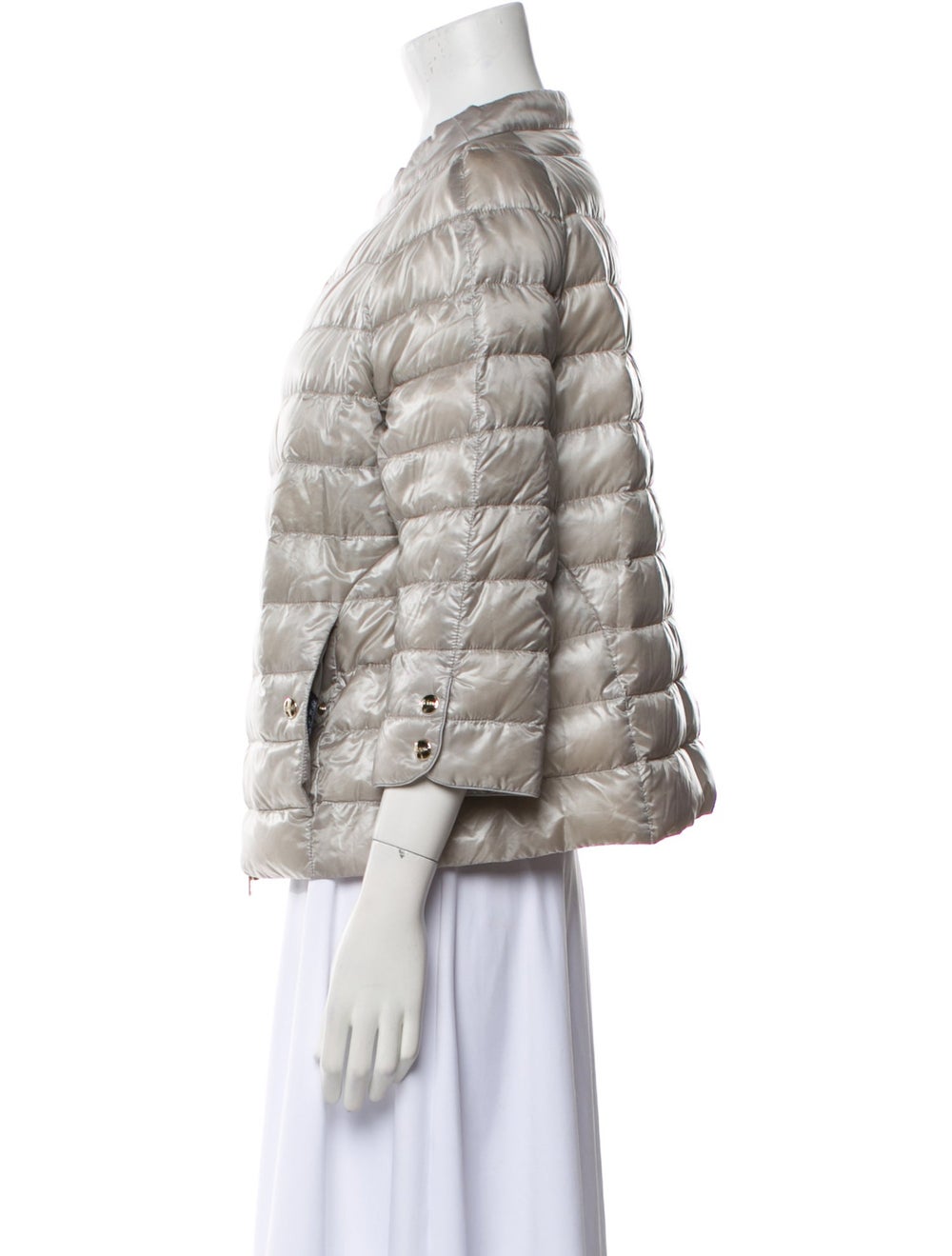 Herno Down Jacket Silver Sequin Embellishments & … - image 2