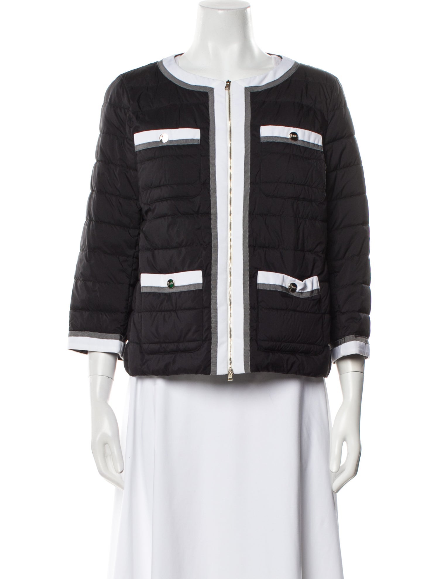 Herno Striped Evening Jacket