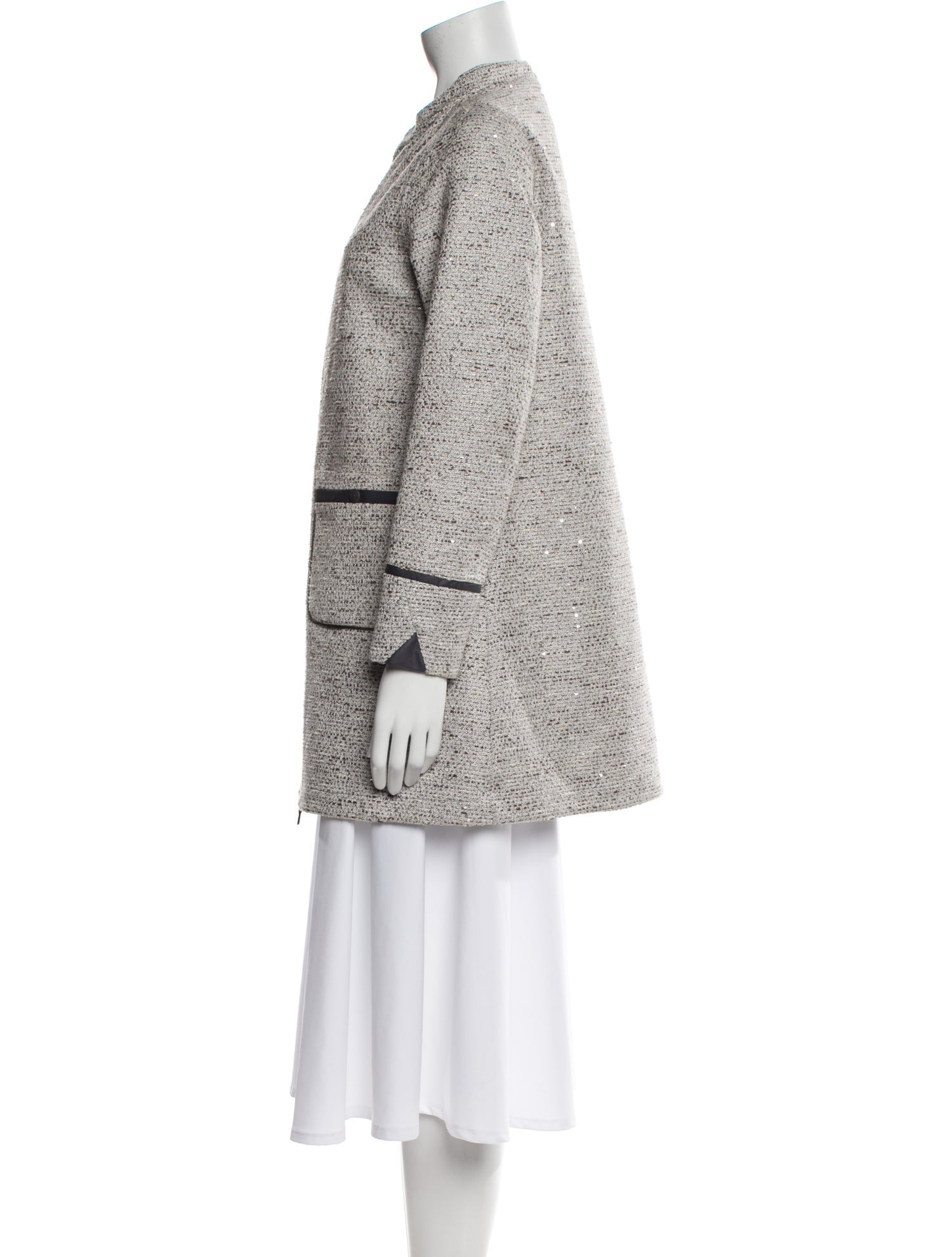 Herno Tweed Pattern Coat