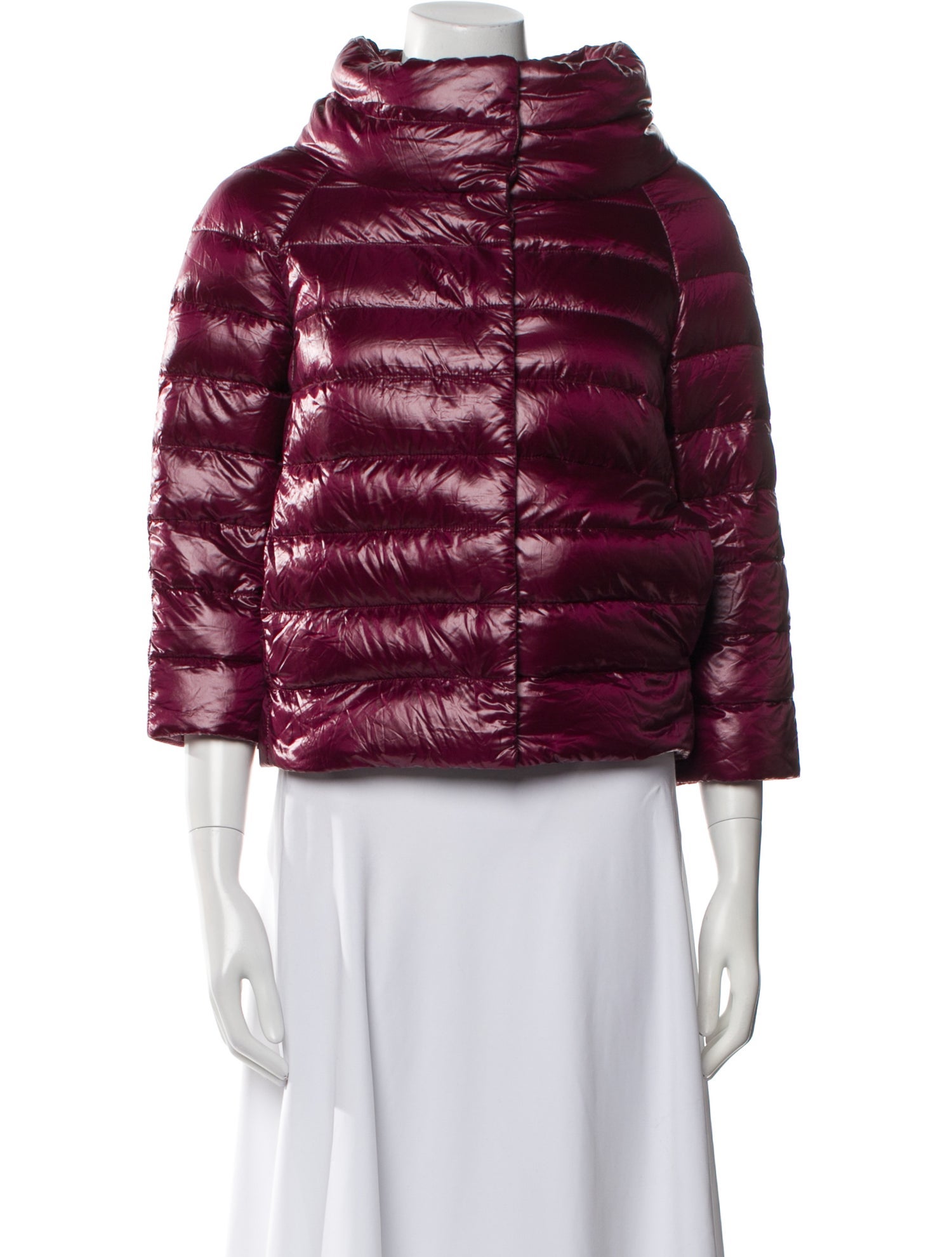 Herno Nylon Faux Fur Jacket