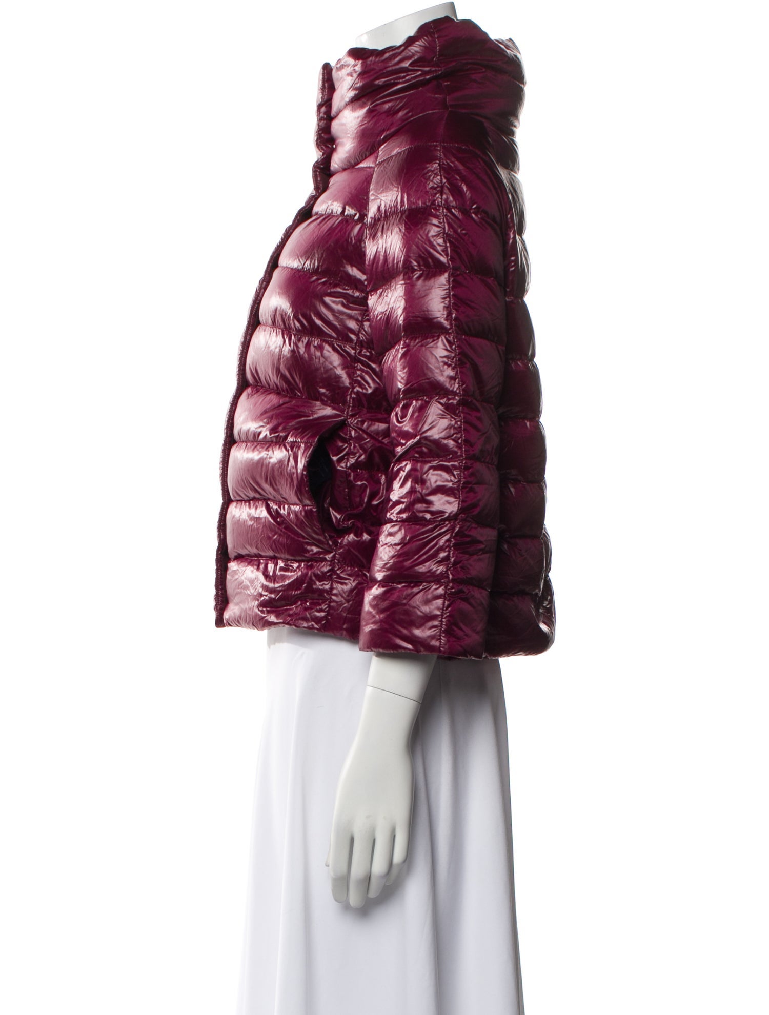 Herno Nylon Faux Fur Jacket