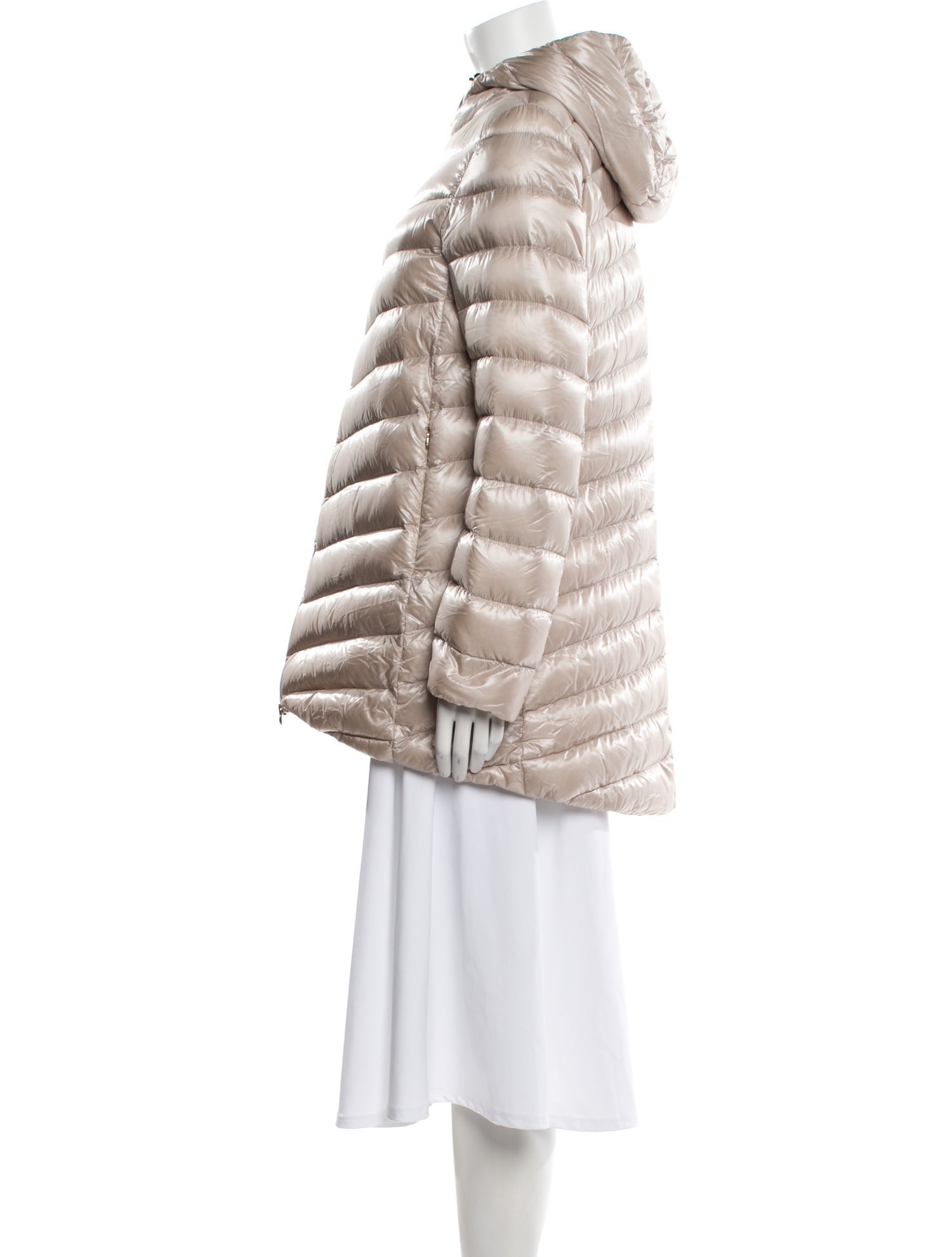 Herno Nylon Faux Fur Coat