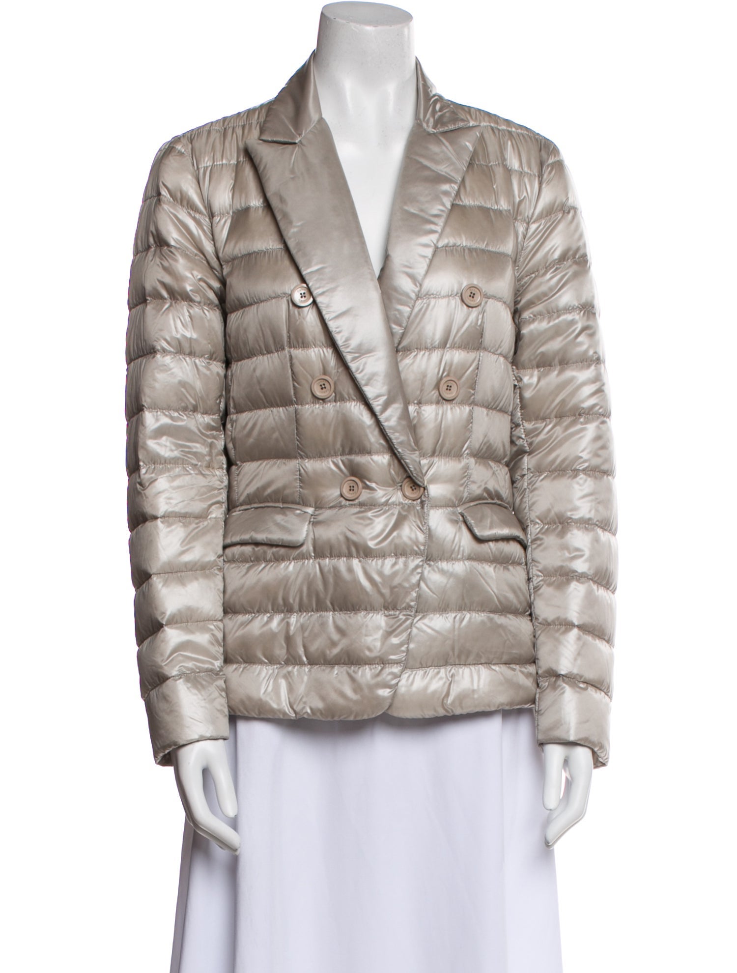 Herno Nylon Striped Down Jacket w/ Tags