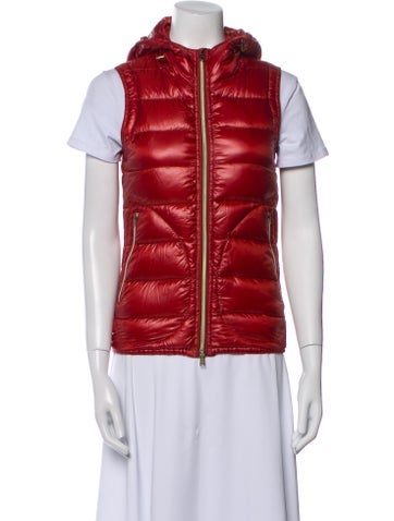 Pre-owned Herno Nylon Striped Vest In Red